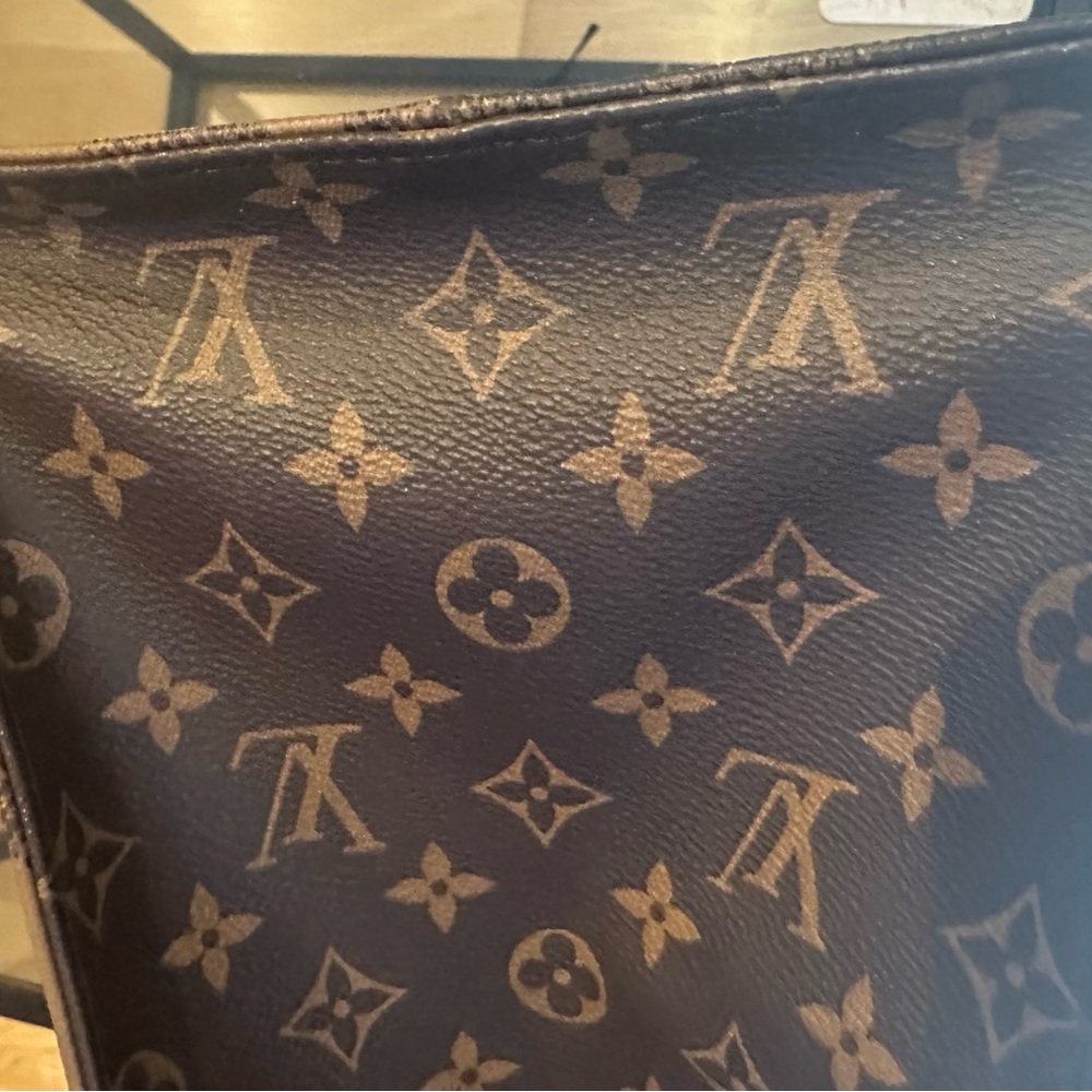 Louis Vuitton Brown Monogram Tote with Tan Handles - Picture 7 of 15